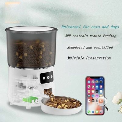 5G WiFi Connection Automatic Dry Food Dispenser With 5000mAh Battery ​AI Health Analysis