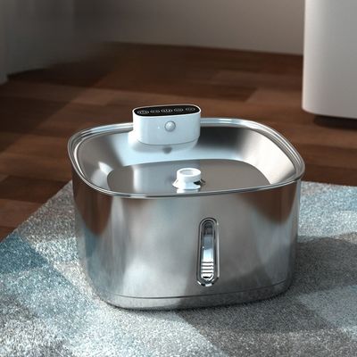 Large Capacity Auto Pet Fountain Ceramic Water Dispenser Odor Control Bacteria Resistant