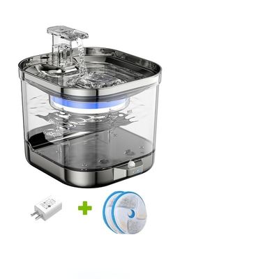 Emergency Alarm Pet Water Dispensers , Carbon Filter Smart Animal Water Dispenser