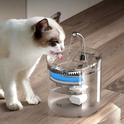 OEM Logo Cat Auto Water Dispenser , Dog Drinking Water Fountain Dishwasher Safe