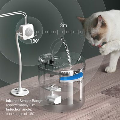 OEM Logo Cat Auto Water Dispenser , Dog Drinking Water Fountain Dishwasher Safe