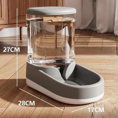 Food Grade Silicone Automatic Water Dispenser Gravity Flow Design For Dogs And Cats