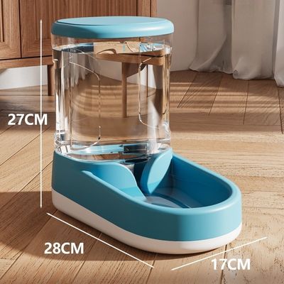 Food Grade Silicone Automatic Water Dispenser Gravity Flow Design For Dogs And Cats