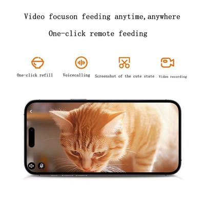 5G WiFi Connection Pet Smart Feeder ​with Adjustable Portion Size UV Light