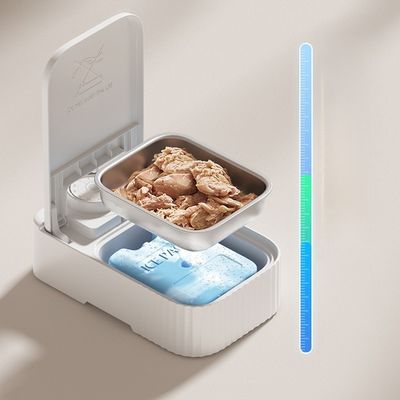 Silver 3 Filters ​Food Freshness Sensor Wireless Pet Feeder With Timer And Ice Pack