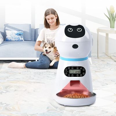 OEM Wireless Pet Automatic Feeder Dispenser Ultra Quiet Smart ​Real Time Feeding Alert