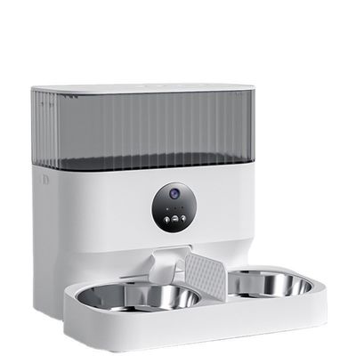 Customizable ​Smart Double Bowl Automatic Cat Feeder Battery Powered IP67 Rated