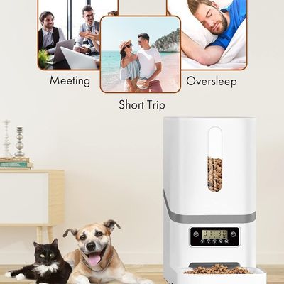 ​AI Health Analysis Automatic Dog Food Dispenser Smart with Silicone Mat UV Light