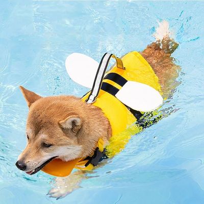 Lightweight Pet Life Jacket Non Slip Tread Pattern Pet Outdoor Wear Clothing Waterproof