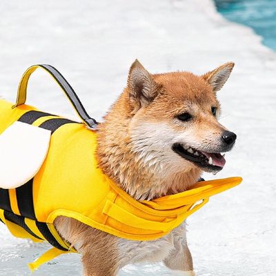 Lightweight Pet Life Jacket Non Slip Tread Pattern Pet Outdoor Wear Clothing Waterproof