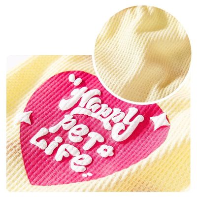Customizable Summer Pet Clothing Antibacterial Fabric Dog Wear Clothes Machine Washable