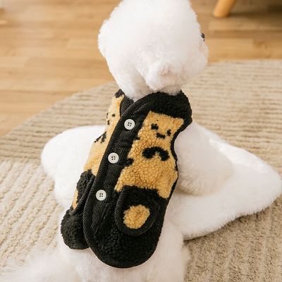 Waterproof Adjustable Size Cat Wearing Clothes Winter Jacket Vintage Style Breathable