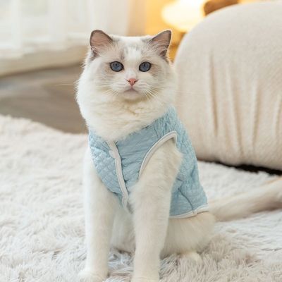 Customized Machine Washable Pet Clothing , Microfiber Winter Clothes For Cats