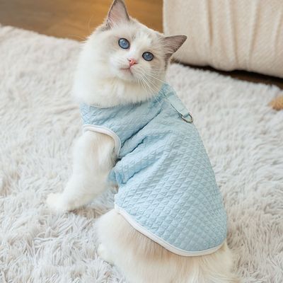 Customized Machine Washable Pet Clothing , Microfiber Winter Clothes For Cats