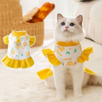 Glow In The Dark Pet Wear Clothing Button Free Design Summer Cat Clothes