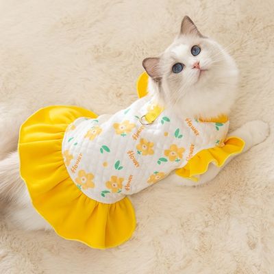 Glow In The Dark Pet Wear Clothing Button Free Design Summer Cat Clothes