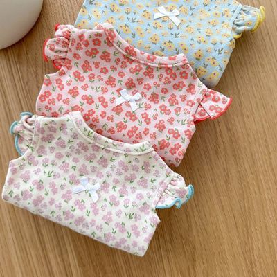 UV Protection Colorful Pet Clothing Breathable Cotton Cat Wear Dress Lightweight