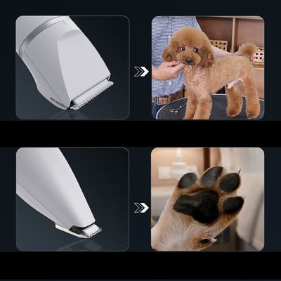 OEM Super Quiet Waterproof Pet Grooming Tool Quick Charge With LED Light