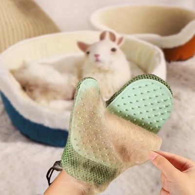 TPR Waterproof Pet Cat Pet Bathing Glove Deep Cleaning Bristles FDA Compliant