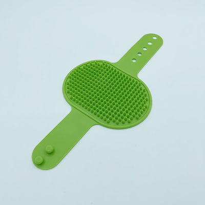 Latex Free Silicone Pet Cleaning Tools Waterproof Washing Gloves Anti Slip SGS Tested
