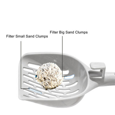 Food Grade ABS Pet Cleaning Tools Anti Leak Scoop Quick Sifting FDA Compliant