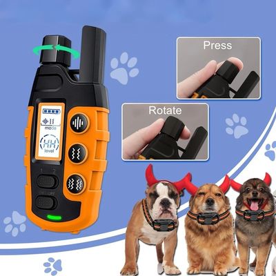 OEM Waterproof Dog Shock Collar With Remote , GPS Tracking Puppy Training Collar