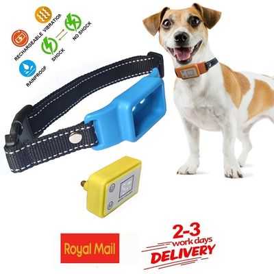 Electronic Dog Bark GPS Tracking Shock Collar Waterproof Hypoallergenic Voice Control