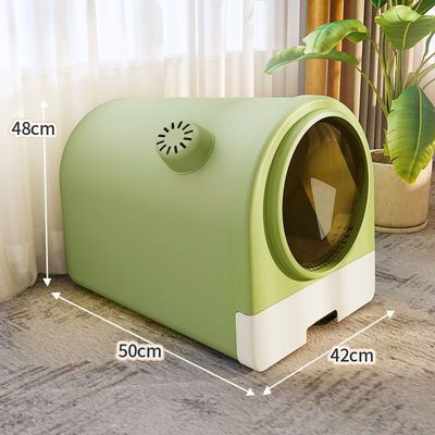 OEM Waterproof Smart Cat Litter Box Night Light Automatic Litter Box Odor Control