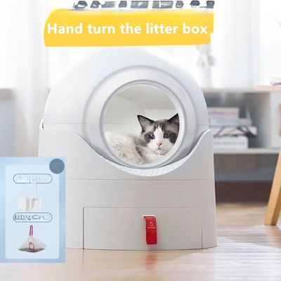 Large Capacity Automatic Pet Litter Boxes Multi Cat Self Cleaning Litter Box