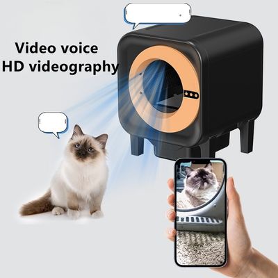 Smart Pet Self Cleaning Litter Box Waterproof Auto Cat Litter Machine OEM Logo