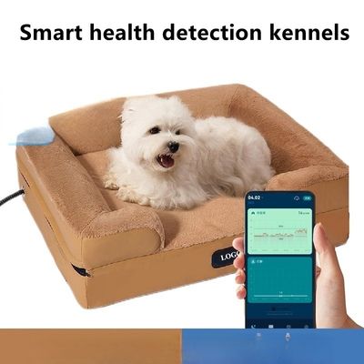 Voice Prompt Non Slip Bottom Smart Cat Bed Heated UV Protection Auto Shut Off