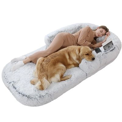 Voice Prompt Heated Smart Cat Sleep Bed TPU Liner Hypoallergenic Fabric Cat Bed