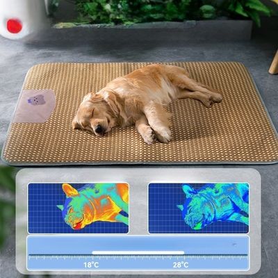 Heated Cat Bed Chew Resistant Cord Rechargeable Portable Pressure Activated Pet Beds