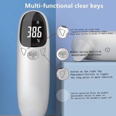 Smart IP65 Waterproof Animal Ear Thermometer Portable Pet Electronic Thermometer