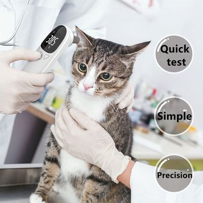 Smart IP65 Waterproof Animal Ear Thermometer Portable Pet Electronic Thermometer