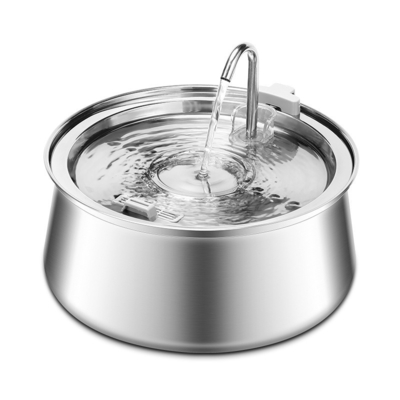 Foldable Design Stainless Steel Base Ceramic Bowl Pet Drinking Machine