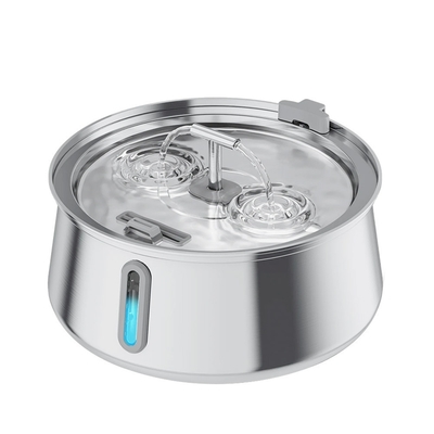 Foldable Design Stainless Steel Base Ceramic Bowl Pet Drinking Machine