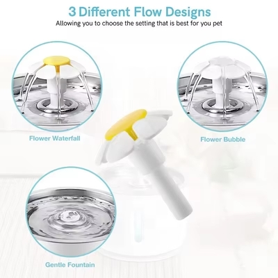 Foldable Design Stainless Steel Base Ceramic Bowl Pet Drinking Machine
