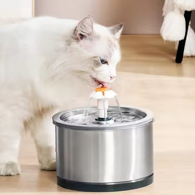 Whisper-Quiet Stainless Steel Base Camping Friendly Pet Drinking Machine