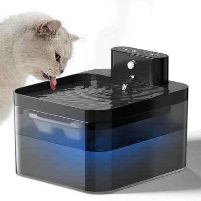 Auto Clean Cycle Stainless Steel Base Pet Drinking Machine Smart Sensor