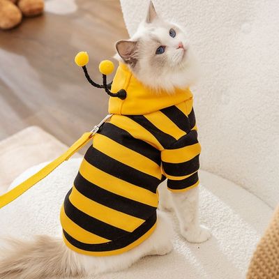 Lightweight Microfiber Adjustable Waistband Cat Clothes Winter Jacket