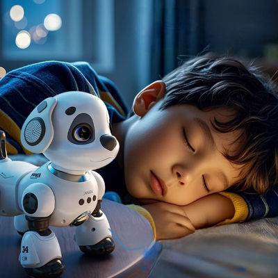 Emotional Social Robot Eco-Friendly STEM Learning Rechargeable Battery AI Robot