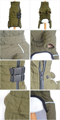 Pet Outdoor Wear Water-Repellent Coating Breathable & Lightweight Windproof 