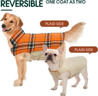 Waterproof Thickened & Insulated Pet Outdoor Wear Color-Blocking Design