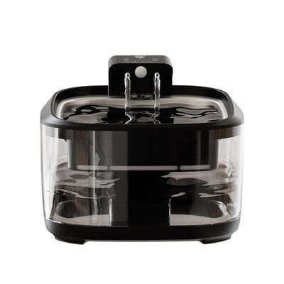 Pet Drinking Machine Stainless Steel Base Child Safety Lock Portable Design