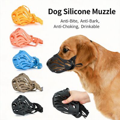 Eco-Friendly TPE Dog Muzzle Breathable Anti-Barking for Training & Grooming