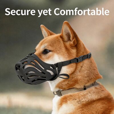 Eco-Friendly TPE Dog Muzzle Breathable Anti-Barking for Training & Grooming