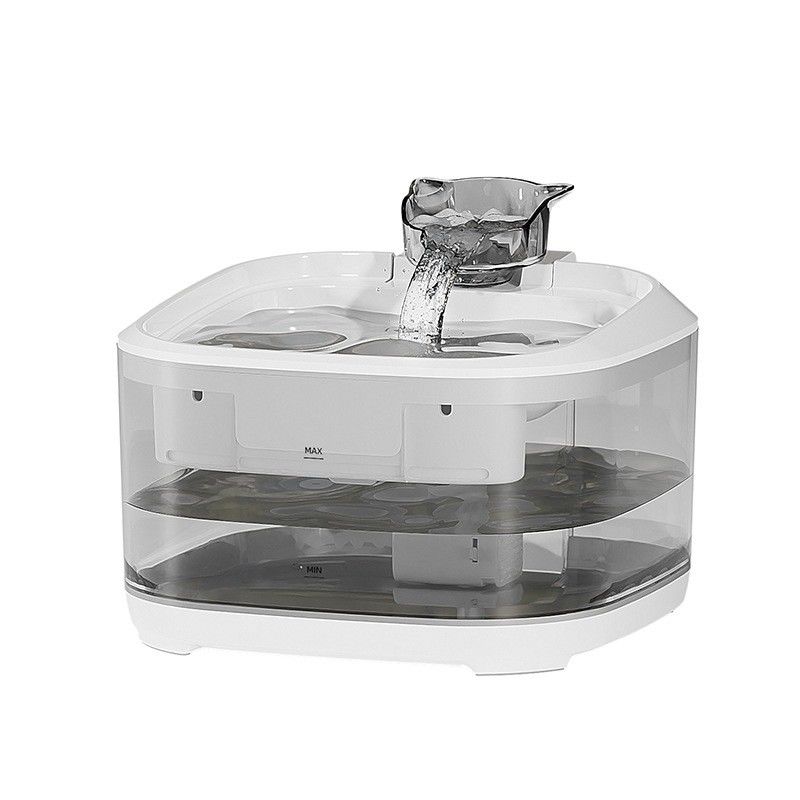 Electric Auto Water Feeder For Cats Dogs , Custom Flow Rate Pet Gravity Waterer