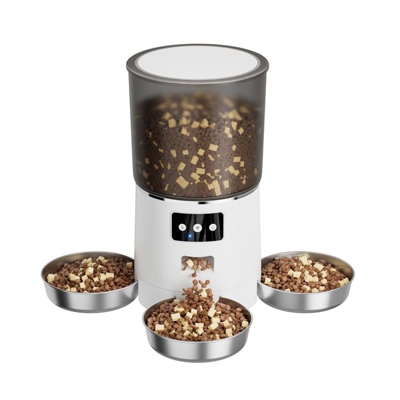 ​Multi Pet Recognition Auto Feeder 2.4G WiFi App Electric Automatic Cat Feeder
