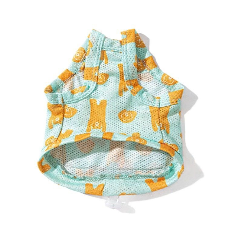 Festival Themed Pets Wearing Clothes Reflective Cat Summer Clothing UV Protection
